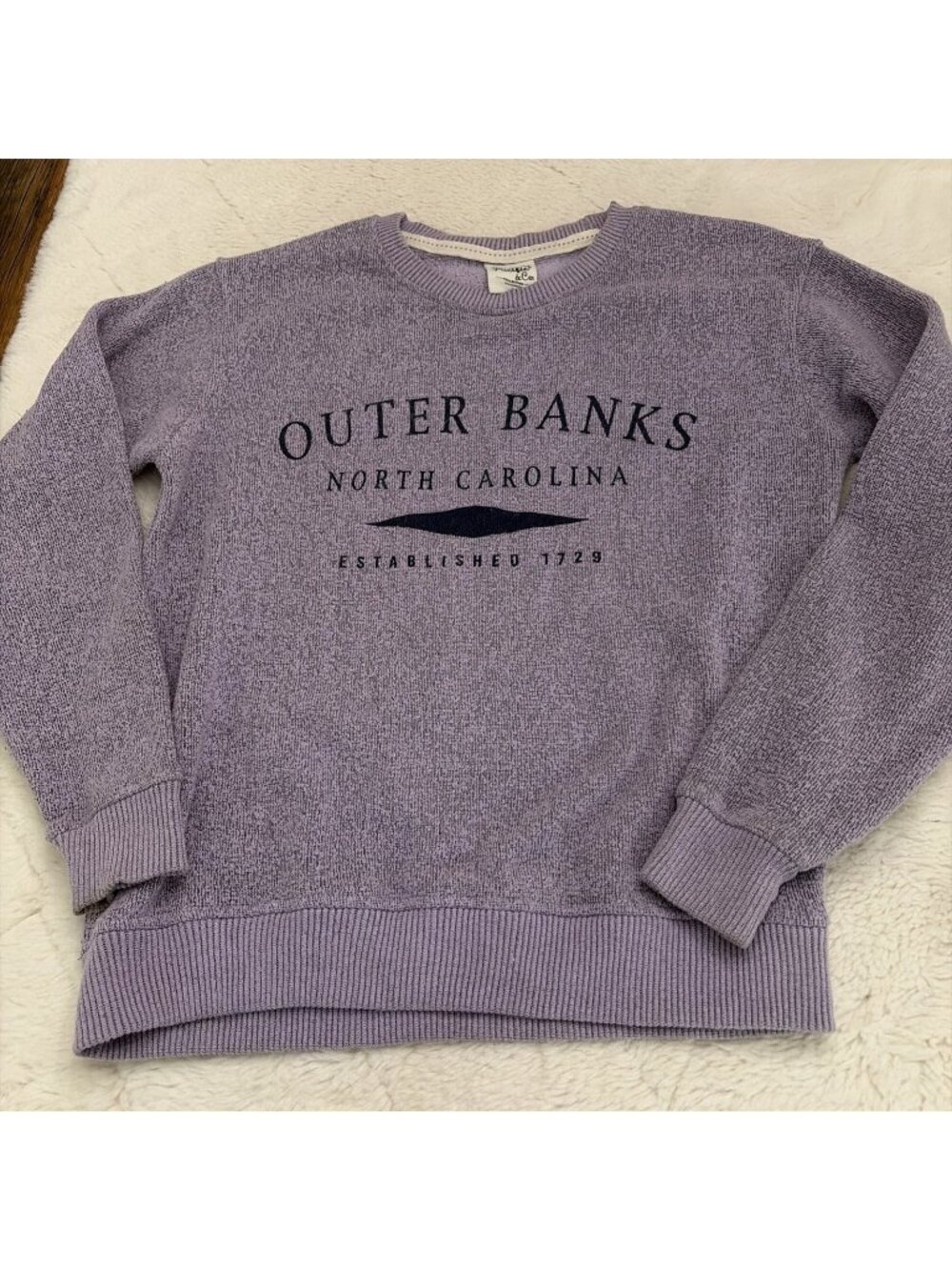 Pacific And Co Womens Purple Sweater Small Outer Banks North Carolina